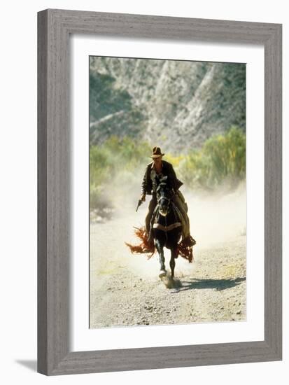 Indiana Jones and the Last Crusade, Harrison Ford 1989-null-Framed Photo