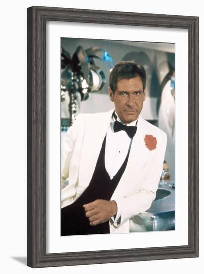 Indiana Jones and the Temple of Doom 1984 Directed by Steven Spielberg Harrison Ford-null-Framed Photo