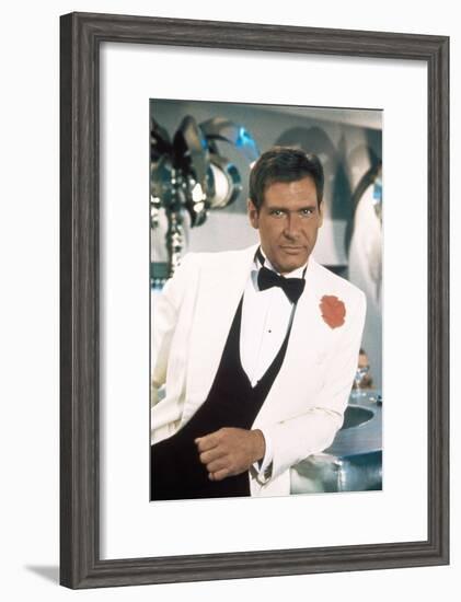 Indiana Jones and the Temple of Doom 1984 Directed by Steven Spielberg Harrison Ford-null-Framed Photo