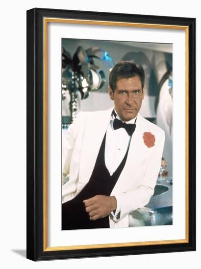 Indiana Jones and the Temple of Doom 1984 Directed by Steven Spielberg Harrison Ford-null-Framed Photo