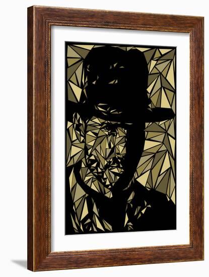 Indiana Jones-Cristian Mielu-Framed Premium Giclee Print