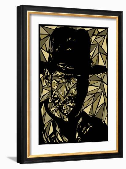 Indiana Jones-Cristian Mielu-Framed Art Print