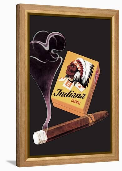 Indiana Luxe Cigars-Ruegsegger-Framed Stretched Canvas