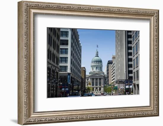 Indiana Statehouse, the State Capitol Building, Indianapolis-Michael Runkel-Framed Photographic Print