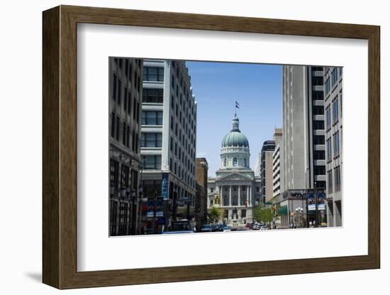 Indiana Statehouse, the State Capitol Building, Indianapolis-Michael Runkel-Framed Photographic Print