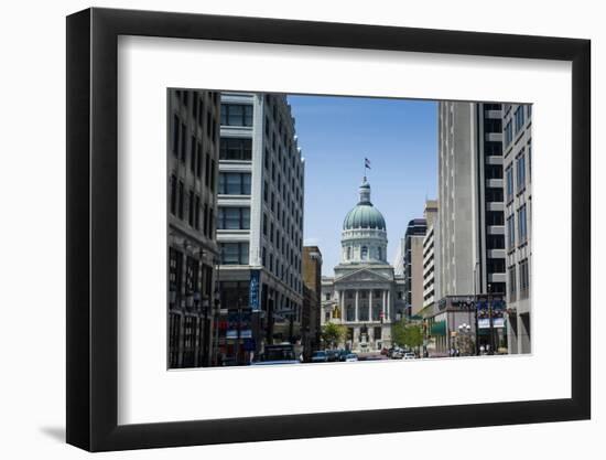 Indiana Statehouse, the State Capitol Building, Indianapolis-Michael Runkel-Framed Photographic Print