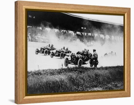 Indianapolis 500 Mile Race, Indiana, USA, Early 1920S-null-Framed Premier Image Canvas