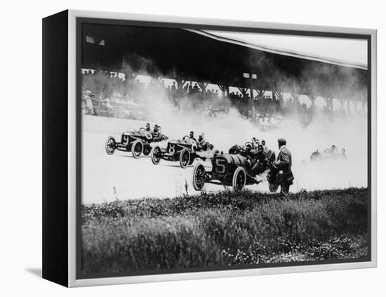 Indianapolis 500 Mile Race, Indiana, USA, Early 1920S-null-Framed Premier Image Canvas