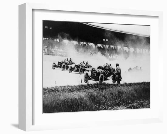 Indianapolis 500 Mile Race, Indiana, USA, Early 1920S-null-Framed Photographic Print