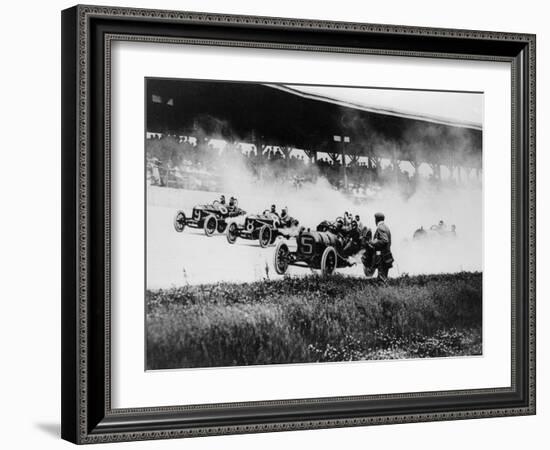 Indianapolis 500 Mile Race, Indiana, USA, Early 1920S-null-Framed Photographic Print