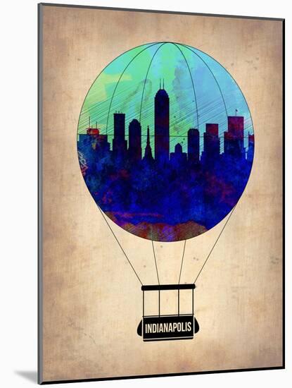 Indianapolis Air Balloon-NaxArt-Mounted Art Print