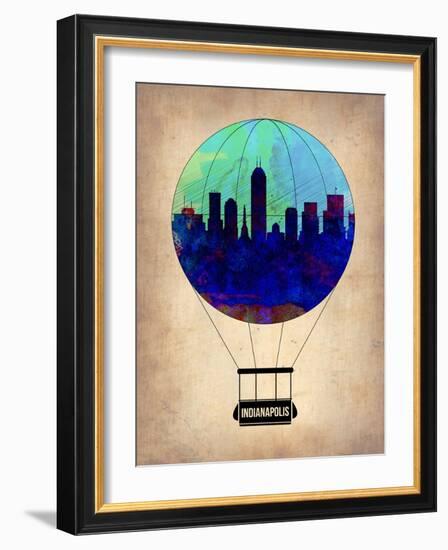 Indianapolis Air Balloon-NaxArt-Framed Art Print