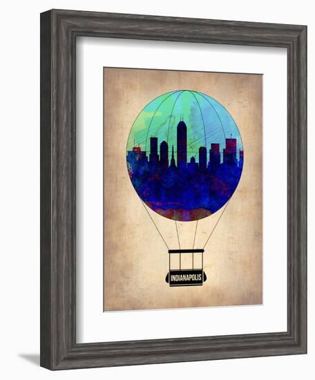 Indianapolis Air Balloon-NaxArt-Framed Art Print