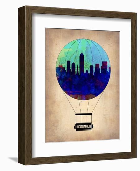 Indianapolis Air Balloon-NaxArt-Framed Art Print