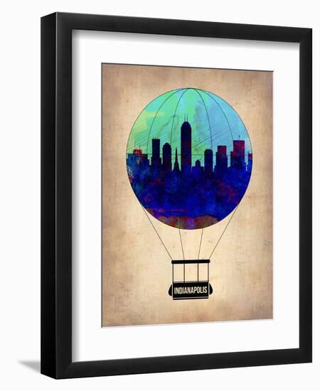 Indianapolis Air Balloon-NaxArt-Framed Art Print