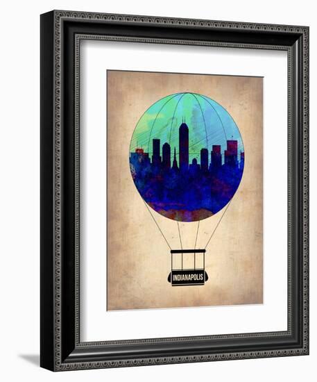 Indianapolis Air Balloon-NaxArt-Framed Art Print