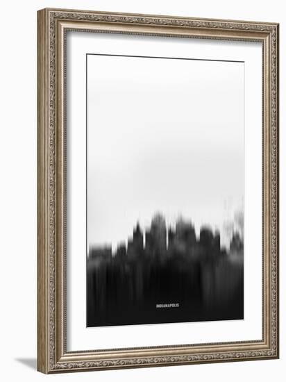 Indianapolis Downtown-NaxArt-Framed Art Print