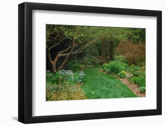 Indianapolis garden, Indianapolis, Indiana, USA-Anna Miller-Framed Photographic Print