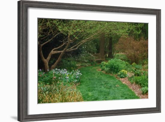 Indianapolis garden, Indianapolis, Indiana, USA-Anna Miller-Framed Photographic Print