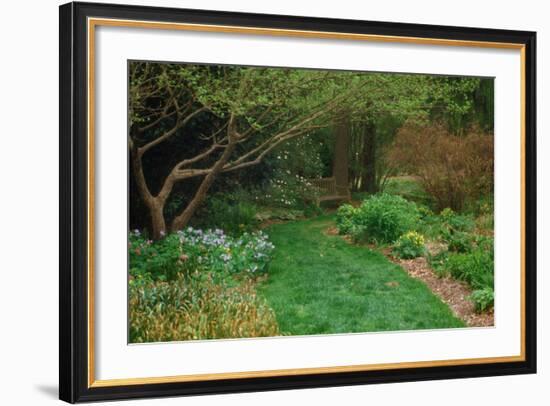 Indianapolis garden, Indianapolis, Indiana, USA-Anna Miller-Framed Photographic Print