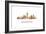 Indianapolis Indiana Skyline-Marlene Watson-Framed Giclee Print