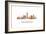 Indianapolis Indiana Skyline-Marlene Watson-Framed Giclee Print