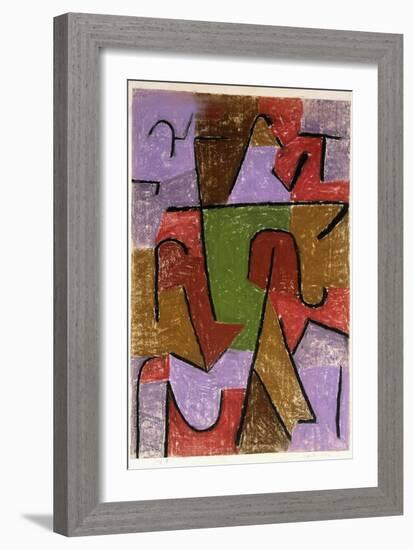 Indianisch-Paul Klee-Framed Giclee Print