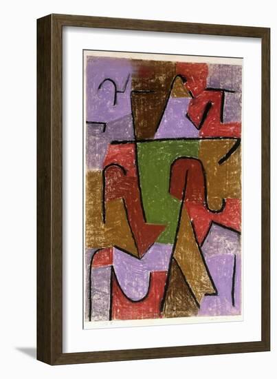 Indianisch-Paul Klee-Framed Giclee Print