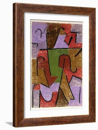 Indianisch-Paul Klee-Framed Giclee Print