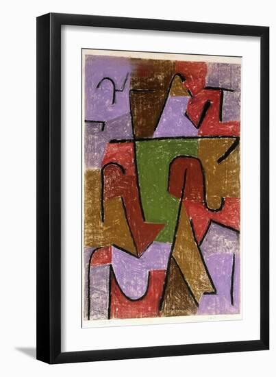 Indianisch-Paul Klee-Framed Giclee Print