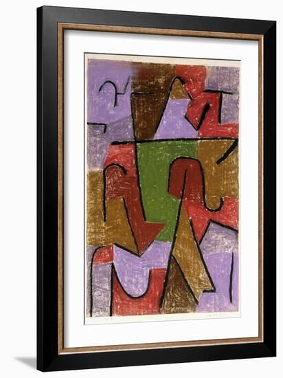 Indianisch-Paul Klee-Framed Giclee Print