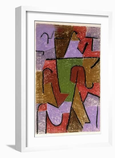 Indianisch-Paul Klee-Framed Giclee Print