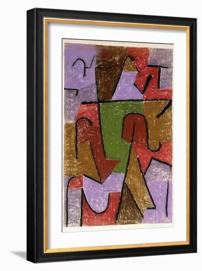 Indianisch-Paul Klee-Framed Giclee Print