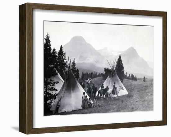 Indians about to Leave for the Hunt-Philip Gendreau-Framed Photographic Print