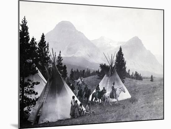 Indians about to Leave for the Hunt-Philip Gendreau-Mounted Photographic Print