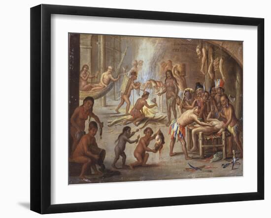 Indians as Cannibals-Jan van Kessel the Elder-Framed Giclee Print