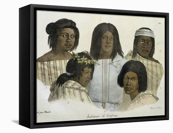 Indians from California-null-Framed Premier Image Canvas