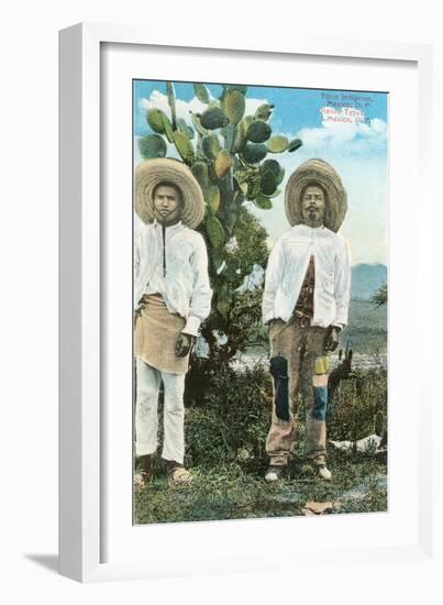 Indians from Central Mexico-null-Framed Art Print