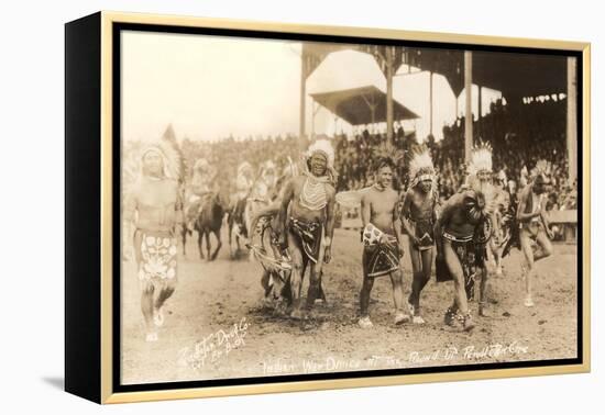 Indians in Wild West Show-null-Framed Stretched Canvas