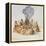 Indians Round a Fire-John White-Framed Premier Image Canvas