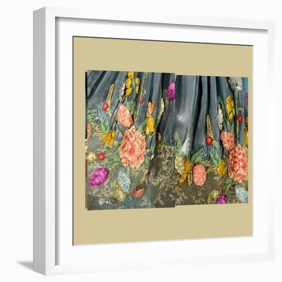 INDIENNE FABRIC-Linda Arthurs-Framed Giclee Print