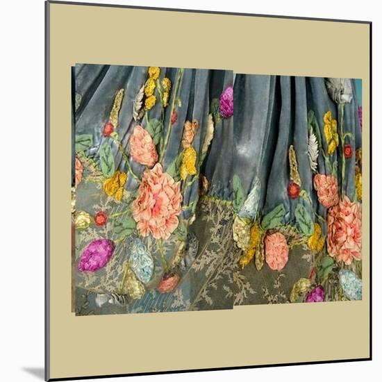 INDIENNE FABRIC-Linda Arthurs-Mounted Giclee Print