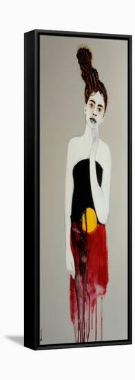 Indigenous Australian Woman with White Skin, 2016-Susan Adams-Framed Premier Image Canvas