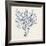 Indigo Algae II-Jennifer Goldberger-Framed Art Print