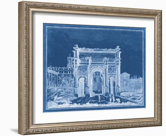 Indigo Antiquities III-Vision Studio-Framed Art Print