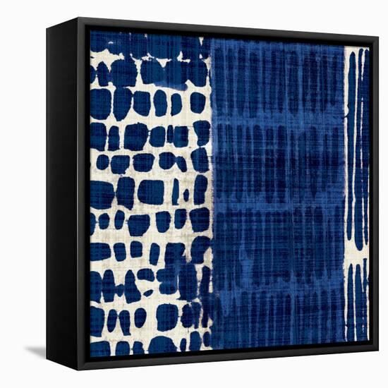 Indigo Batik I-Wild Apple Portfolio-Framed Stretched Canvas