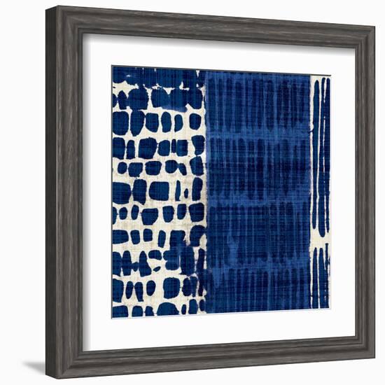 Indigo Batik I-Wild Apple Portfolio-Framed Art Print