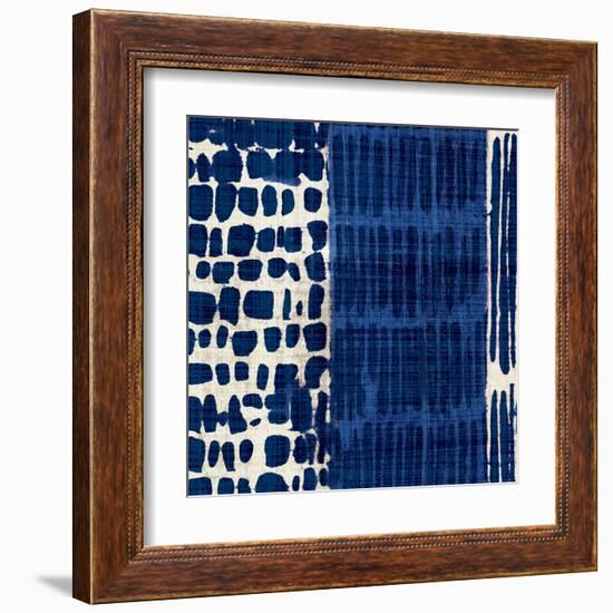 Indigo Batik I-Wild Apple Portfolio-Framed Art Print