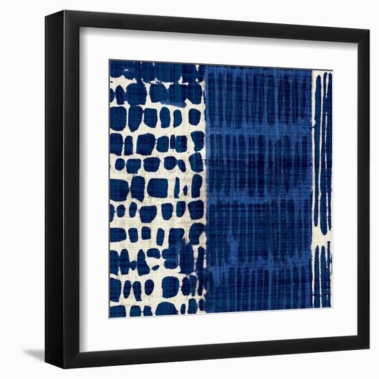 Indigo Batik I-Wild Apple Portfolio-Framed Art Print