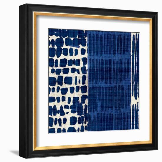 Indigo Batik I-Wild Apple Portfolio-Framed Art Print